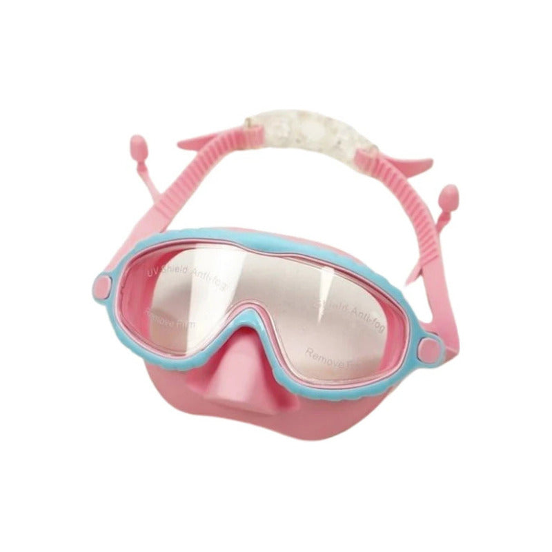 Lentes Natación Niño Gafas De Agua Anti Empañante Unisex Color Rosa