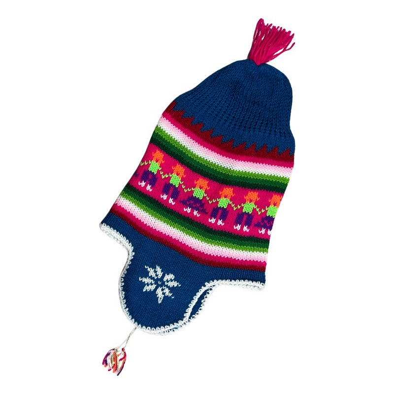 Gorro Chullo Lana  Unisex Multicolor Standar