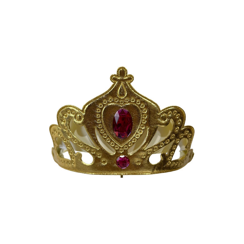 Corona De Reina / Princesa Accesorio Para Disfraz Cosplay Dorada