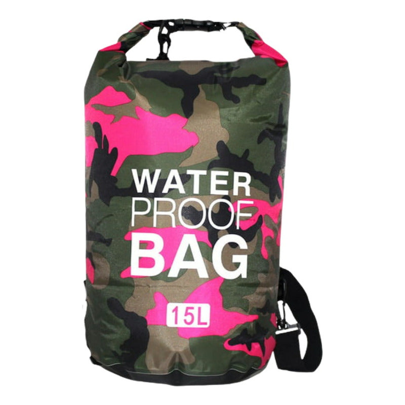 Bolso Seco Impermeable Mochila Camping 15 Litros Waterproof