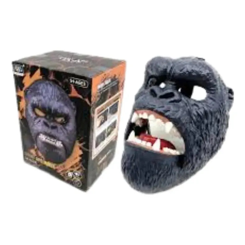 Mascara De Gorila Con Sonido King Kong Niños Negro Gorila