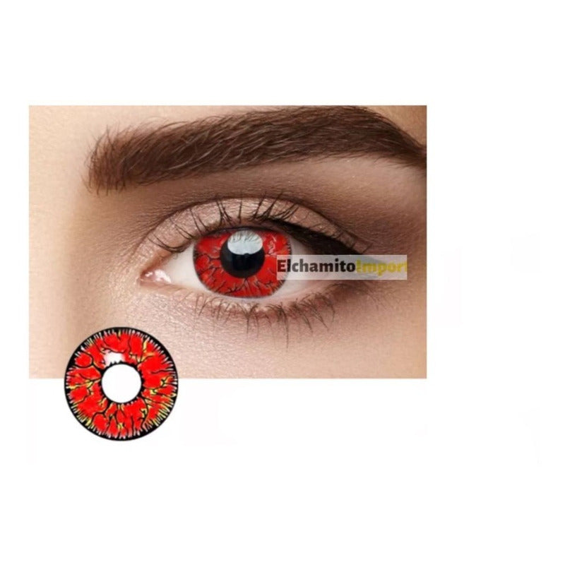 Lentes Contacto Anime Cosplay  Fantasia Halloween