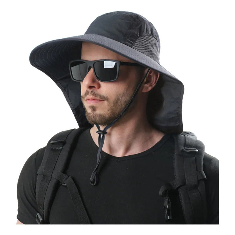 Gorro Protección Uv Para Rostro Nuca/lito