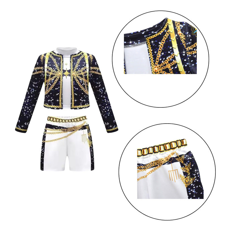 Disfraz Guerreras K-pop Niña Rumi- Golden 5-6