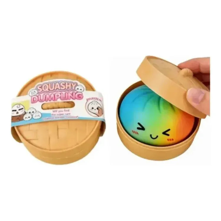 Juguete Dumpling Squishy Sorpresa Mystery Rainbow Fidget Multicolor