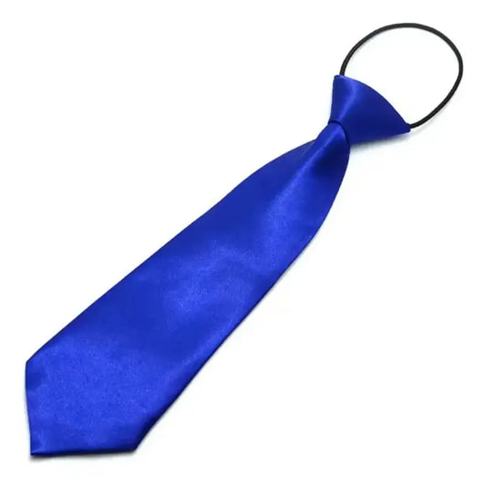 Corbata Accesorio Para Disfraz Cosplay Halloween Color Azul Diseño De La Tela Lisa Largo 91.44 Cm