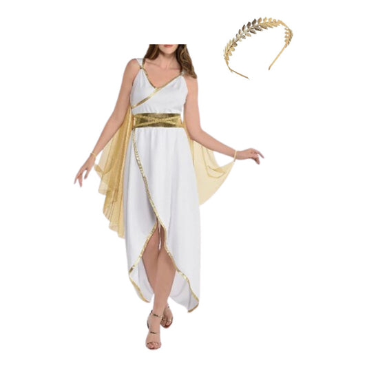 Disfraz Diosa Griega / Mujer Cosplay Blanco S