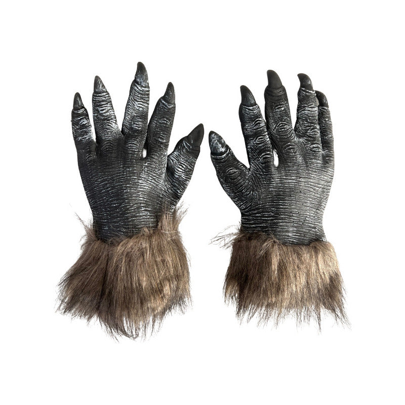 Mascara De Hombre Lobo + Guantes
