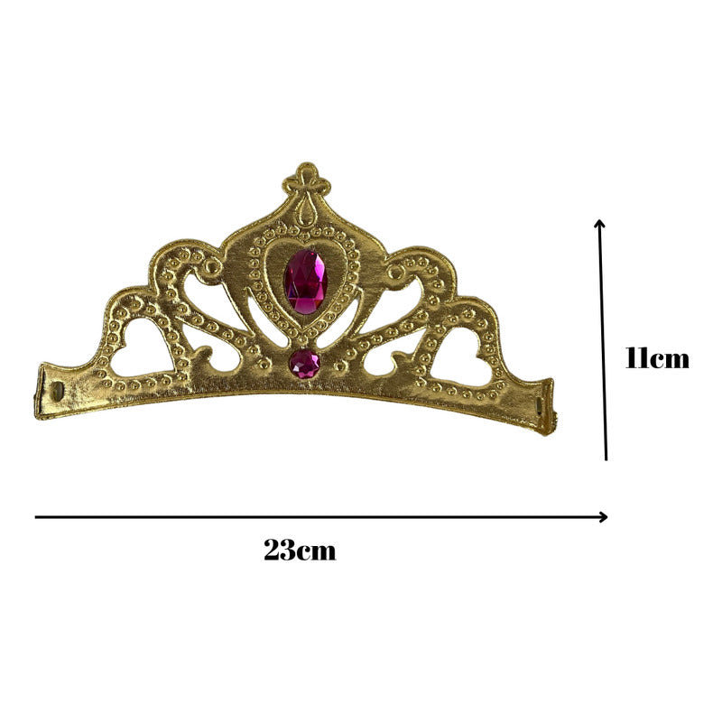 Corona De Reina / Princesa Accesorio Para Disfraz Cosplay Dorada
