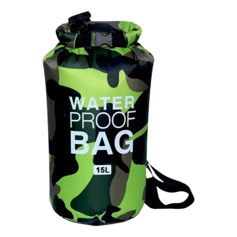 Bolso Seco Impermeable Mochila Camping 15 Litros Waterproof