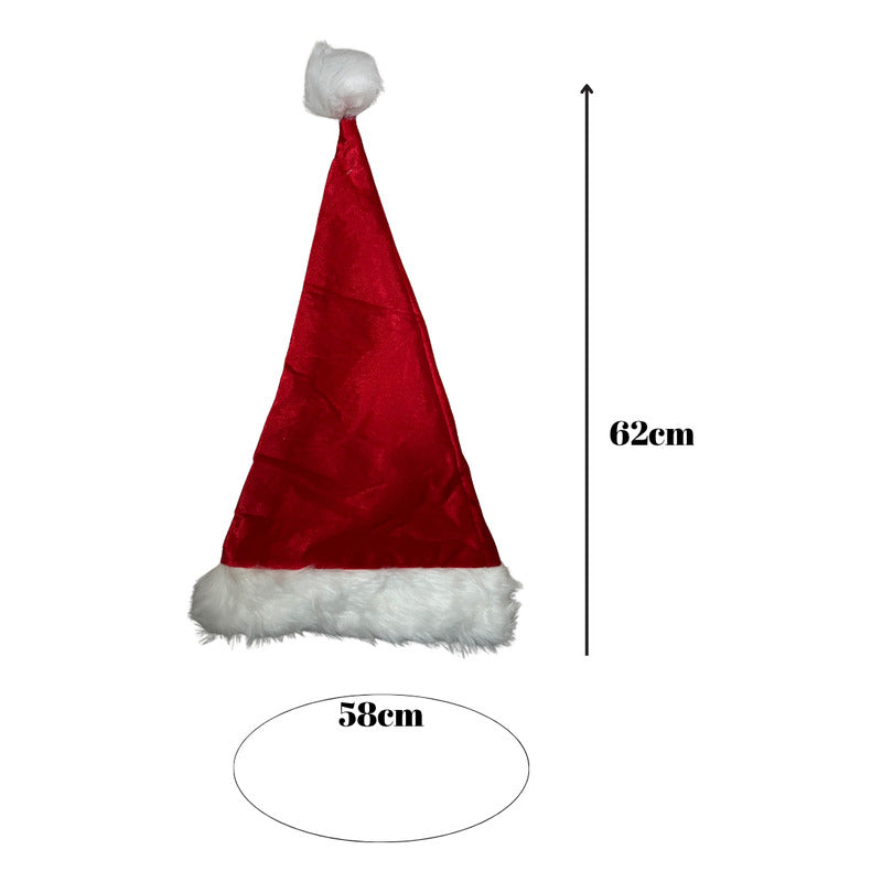 Gorro Viejo Pascuero Santa Premium Accesorio Cosplay Rojo One-size Lisa