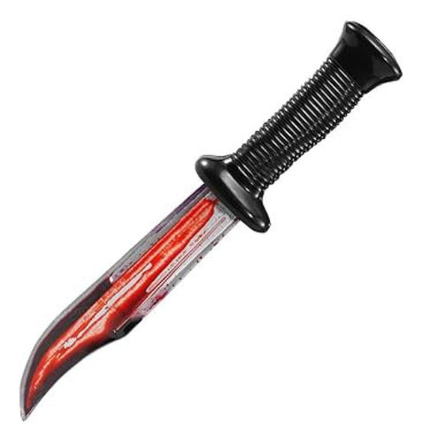 Cuchillo Falso Sangre Falsa Que Fluye Efecto Real Halloween