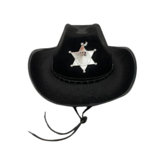 Sombrero De Sheriff Cowboy Vaquero Accesorio Disfraz