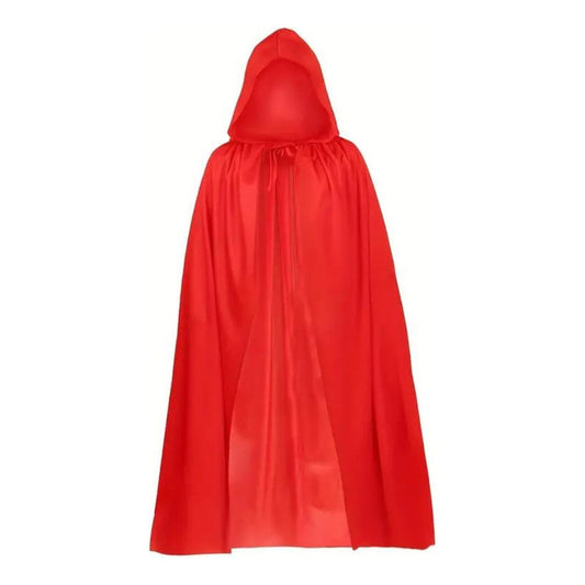Capa Roja Con Capucha Adulto