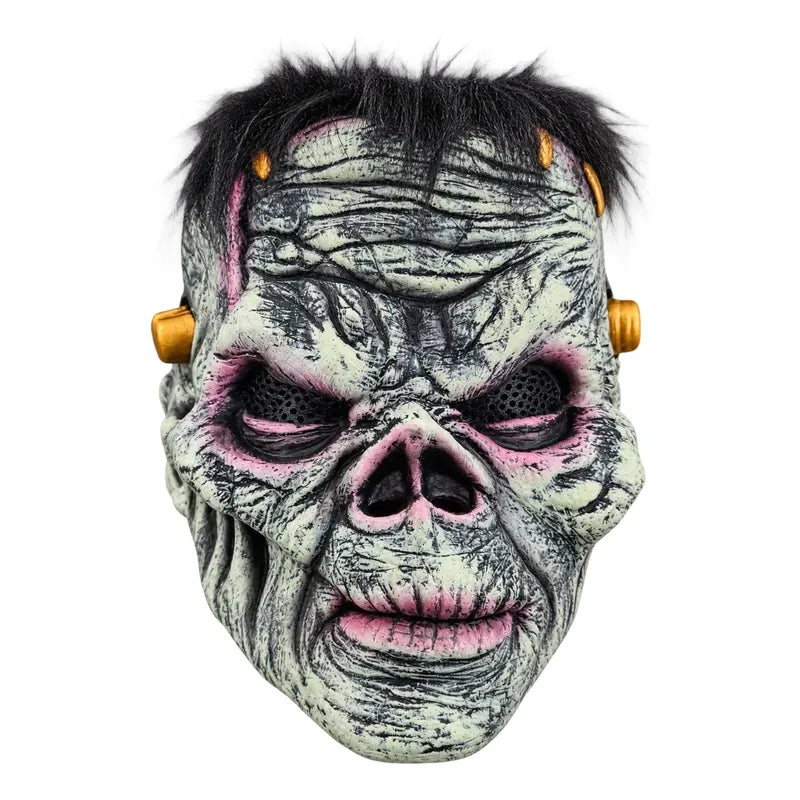 Máscara De Látex Frankenstein Para Cosplay Negro Frankenstein