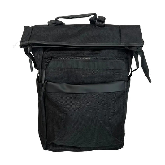 Mochila Roll Top 20l Porta Notebook Negro Liso