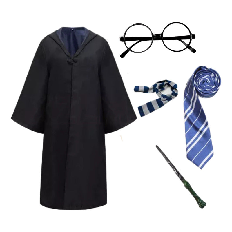 Capa Corbata Bufanda Varita De Harry Potter Disfraz Cosplay Adulto