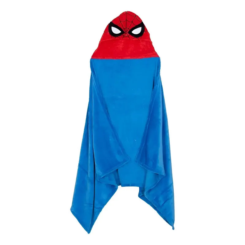 Manta Con Capucha 3d Para Niños Variedad De Diseños Color Rojo Spiderman
