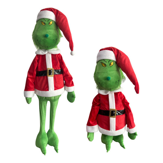 Patas Largas Muñeco De Navidad Grande Grinch Verde