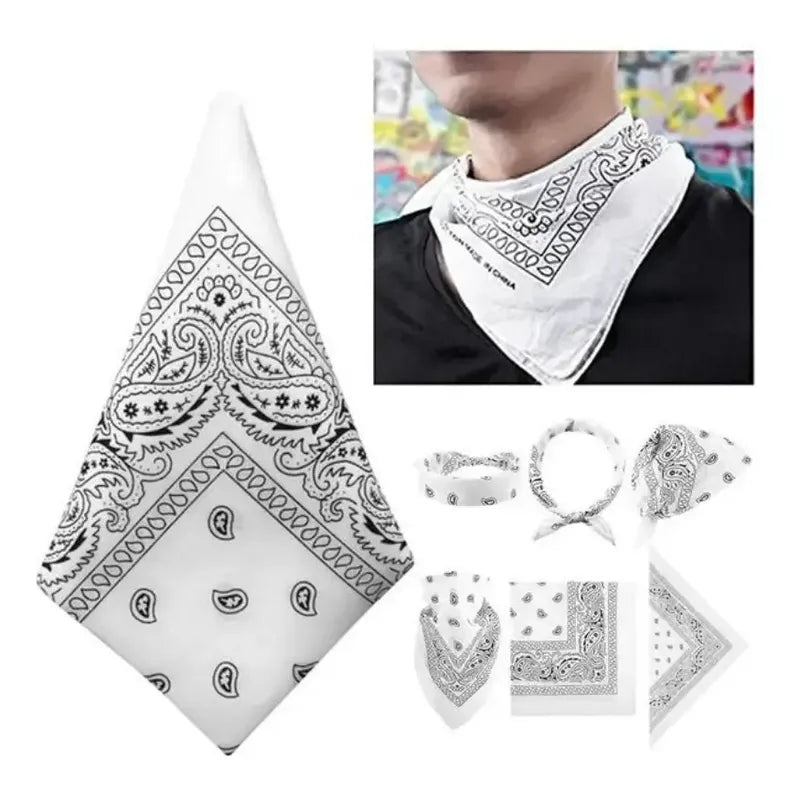Sombrero Vaquero + Pañaleta Accesorio Concierto Cosplay Color Blanco