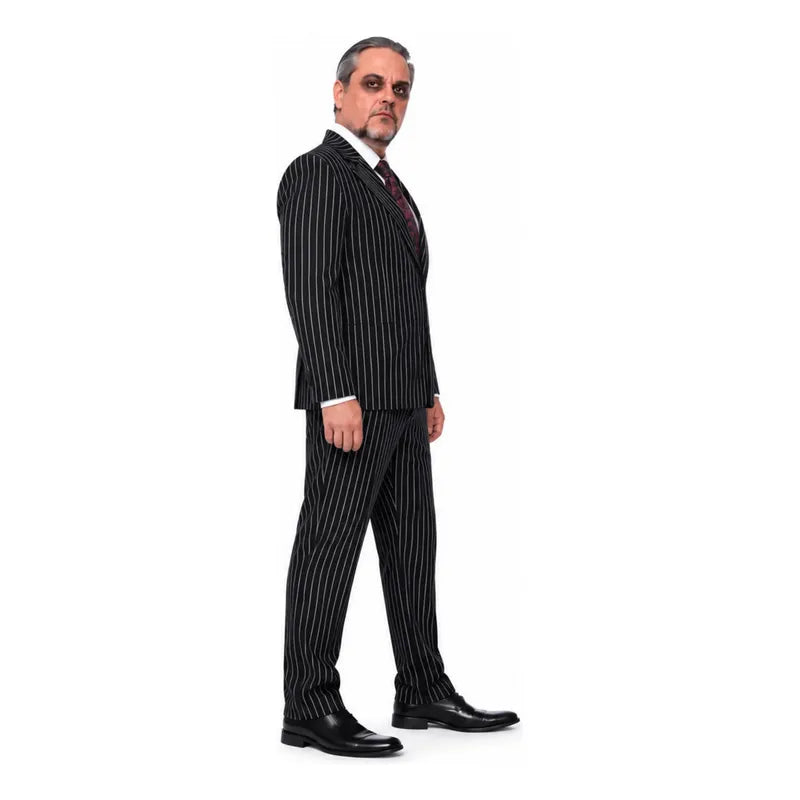 Disfraz  Papa Gomez Gotico Rayas Para Cosplay Negro / Rayas M