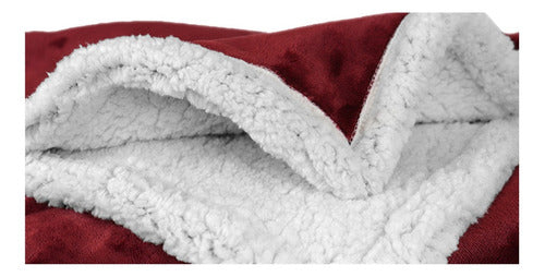 Manta Gruesa Frazada Polar Suave Ropa Cama Sherpa