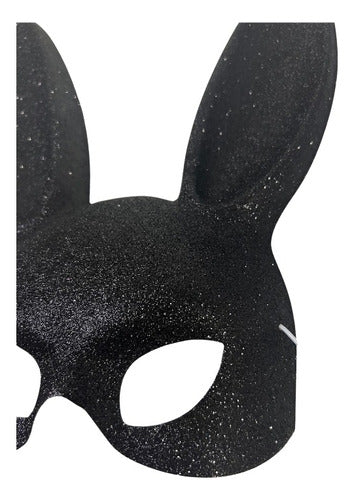 Máscara Orejas De Conejo Playboy Glitter