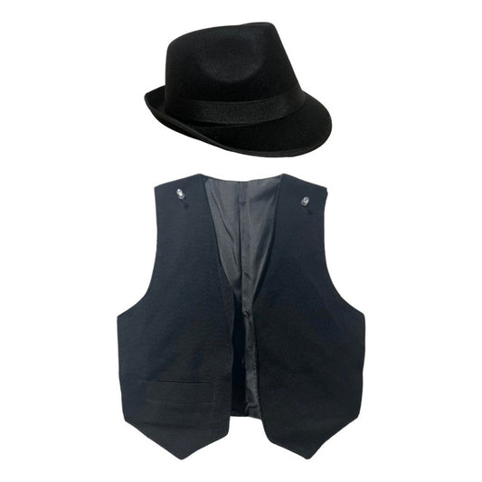 Nortino Vestimenta Para Niño Chaleco + Sombrero