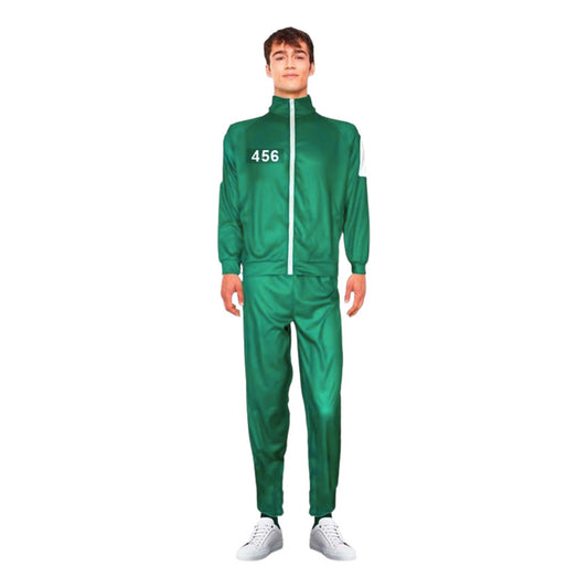 Disfraz De Competidor - Jugador Cosplay Verde Xl
