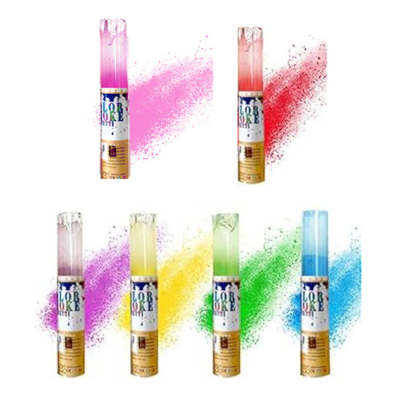 Cañón Lanza Humo Polvos De Colores 50cm Violeta