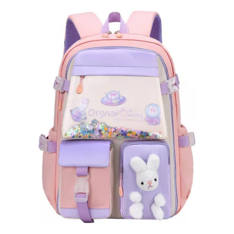 Mochila Escolar Kawaii Juvenil Con Gran Capacidad