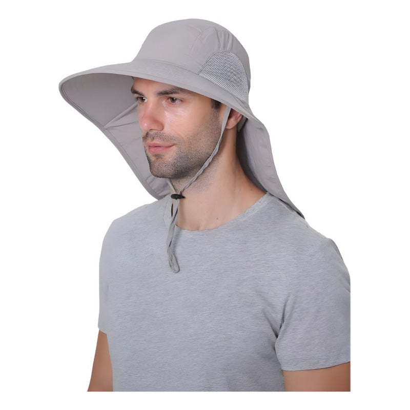 Gorro Protección Uv Para Rostro Nuca/lito