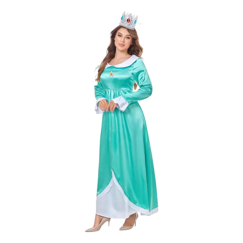 Disfraz De Princesa Rosalina Mujer + Corona