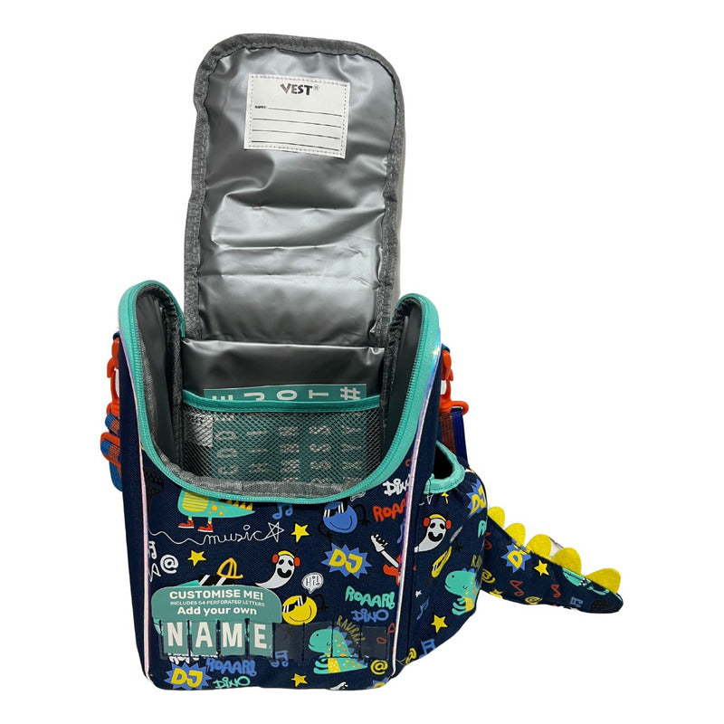 Lonchera Termica Con Bolsillo Para Botella Lonchera Escolar