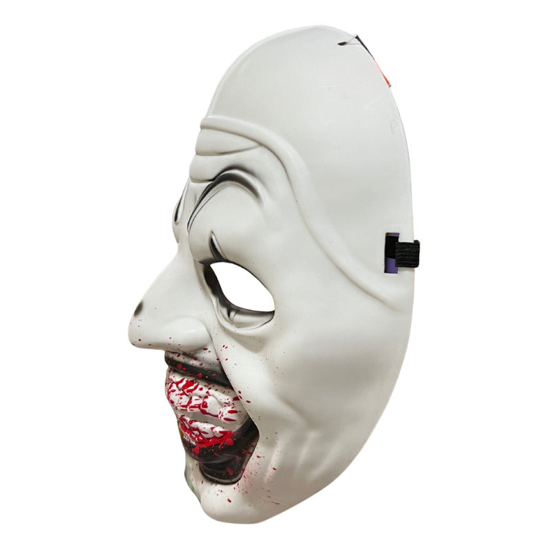 Máscara Payaso Terrifier Plastica Adulto Blanca Terrifier