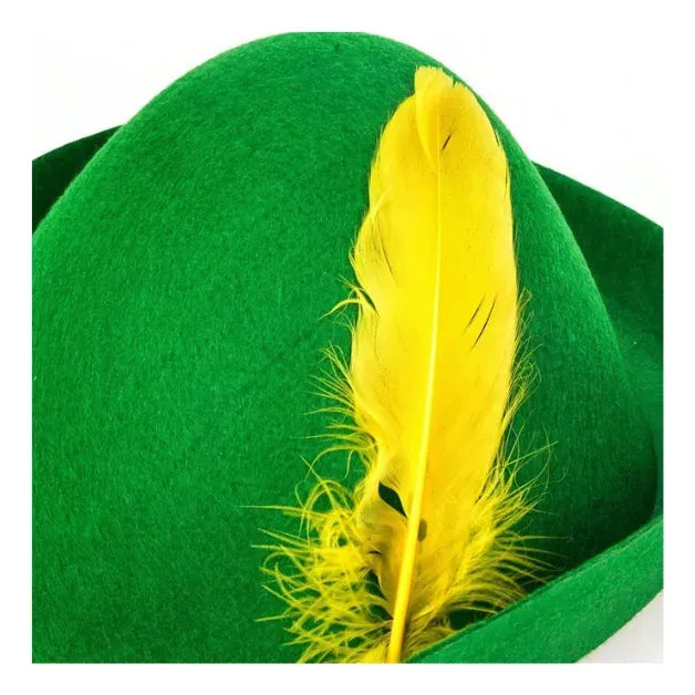Sombrero Gorro Petter Pan Accesorio Para Disfraz Verde Standar 58cm Lisa