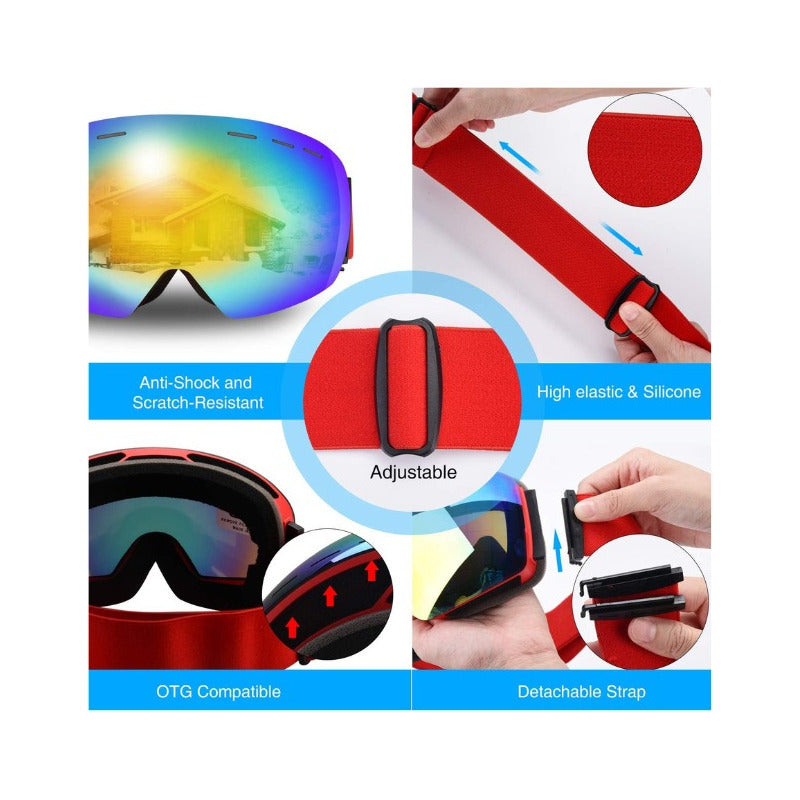 Antiparras Gafas De Nieve Ski Snowboard Antiniebla
