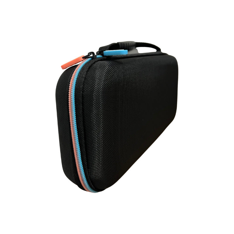 Estuche Protector + Lámina Mica Compatible N-switch 2 Negro/ Celeste Naranjo