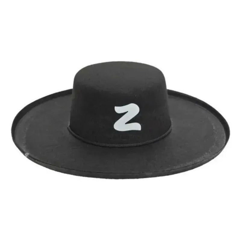 Sombrero De El Zorro Accesorio Cosplay Negro One Size Lisa