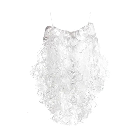 Barba Larga Blanca Aceesorio Para Disfraz Cosplay Blanca