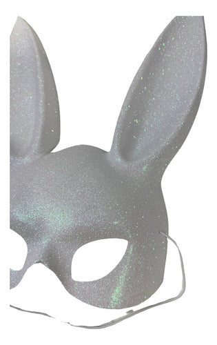 Máscara Orejas De Conejo Playboy Glitter