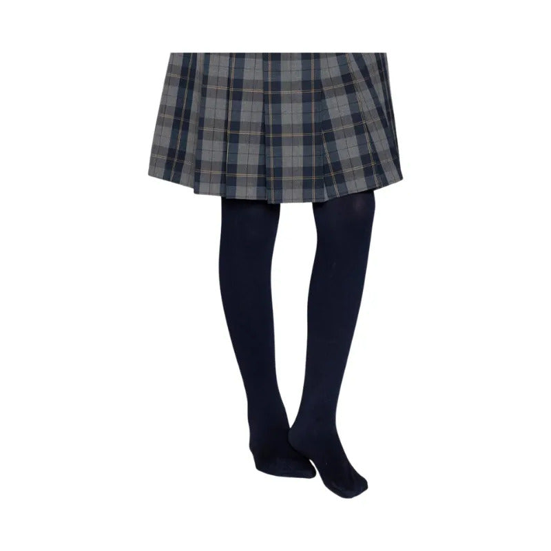 Panty Escolar Microfibra Sin Costuras (3 Unidades) Azul L-xl