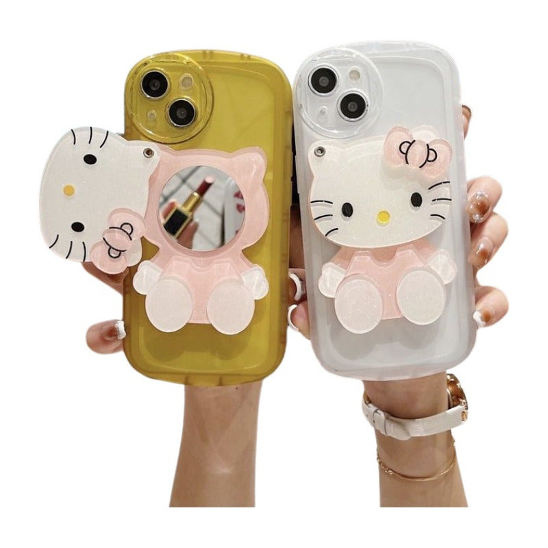 Pop Socket Para Celular De Hello Kitty Con Espejo