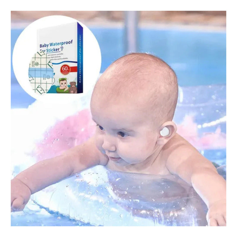 Parche Impermeable Oídos Para Niños Piscina Y Baño