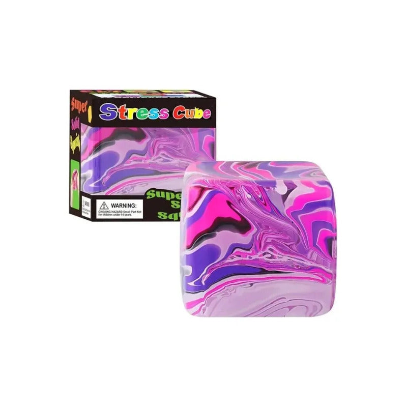 Squishy Cubo De Silicona Antiestrés Multicolor