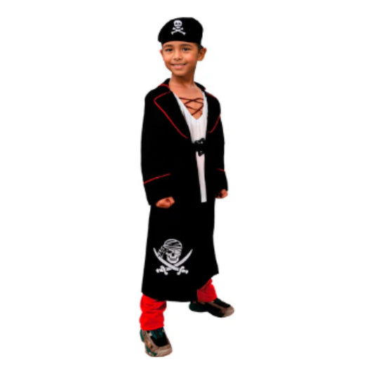 Disfraz De Pirata Niño/niña Cosplay Negro-niño 3-4