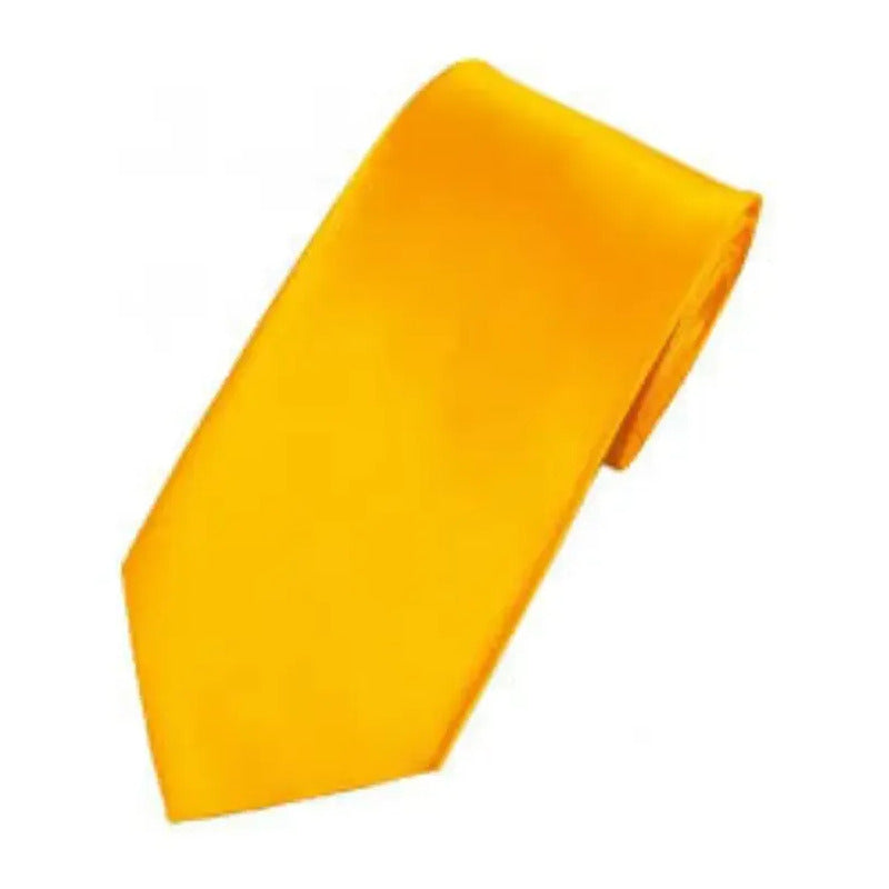 Corbata Lisa Amarilla Para Disfraz Y Cosplay Amarillo 36 Cm