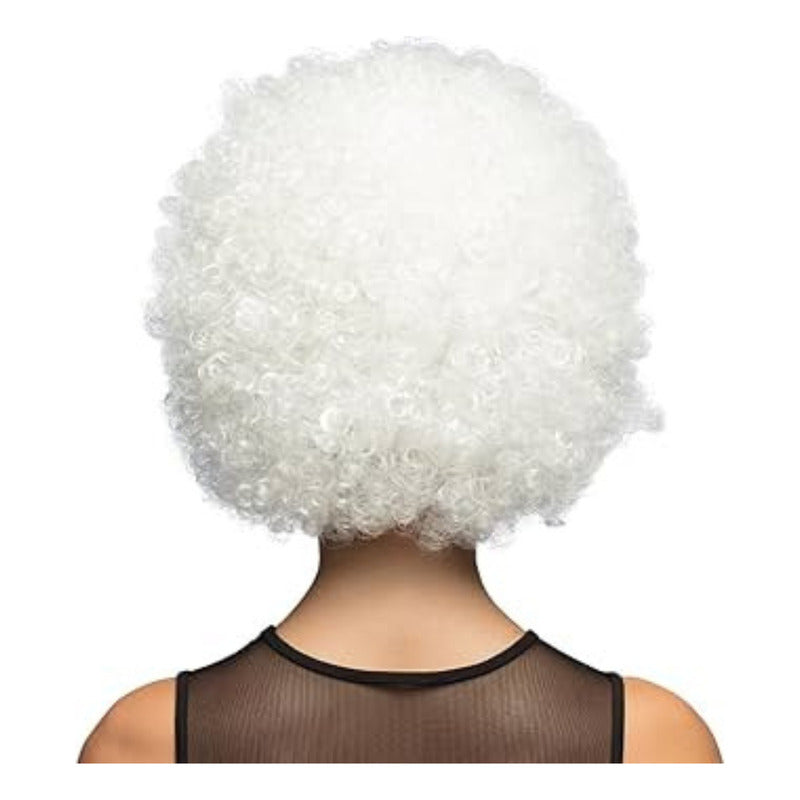 Set De Anciana Accesorio Disfraz Abuelita Peluca + Lentes Blanca