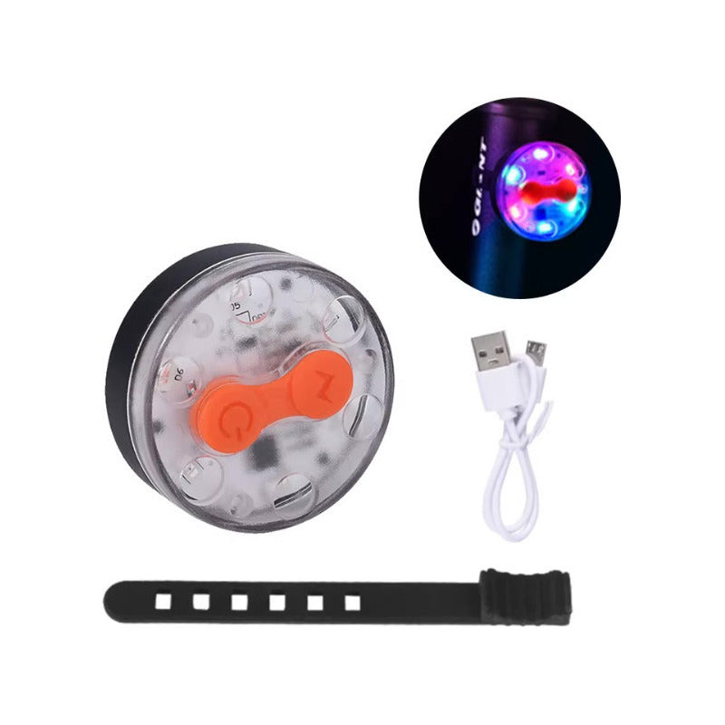 Luz De Seguridad Trasera De Colores Para Biciccleta