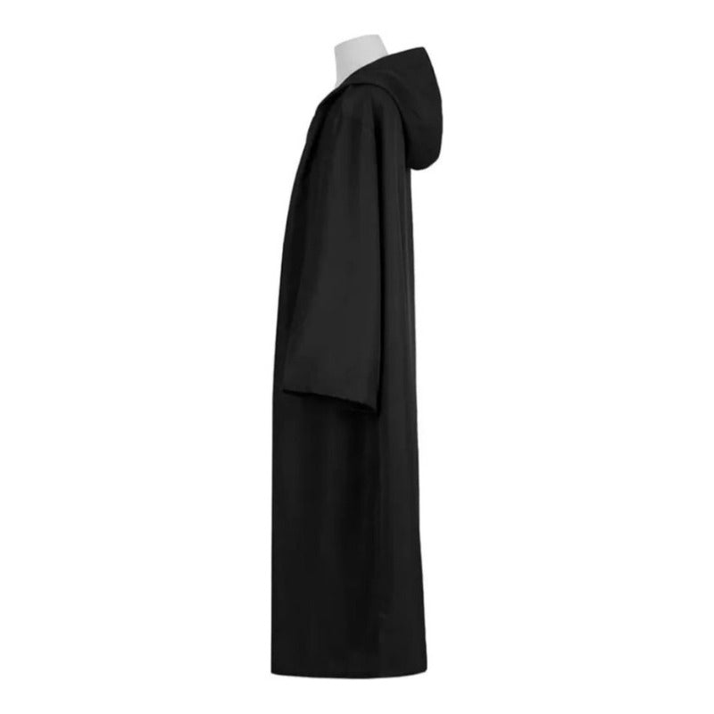 Capa Túnica De Peste Negra Sacerdote Disfraz Cosplay Negro One Size